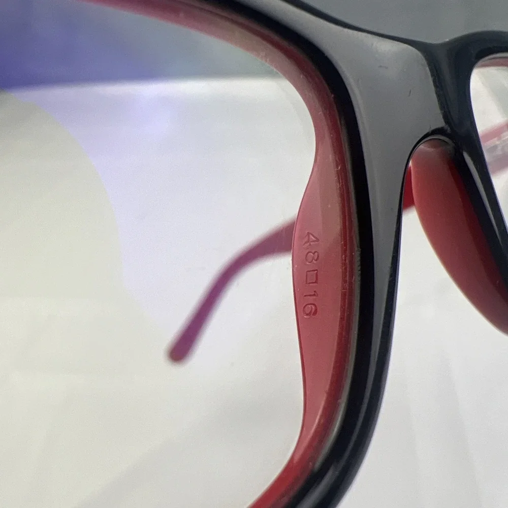 Ray Ban RB 1535 3573 Eyeglasses Red Logo Arms 48-16-130 Frames Only #6